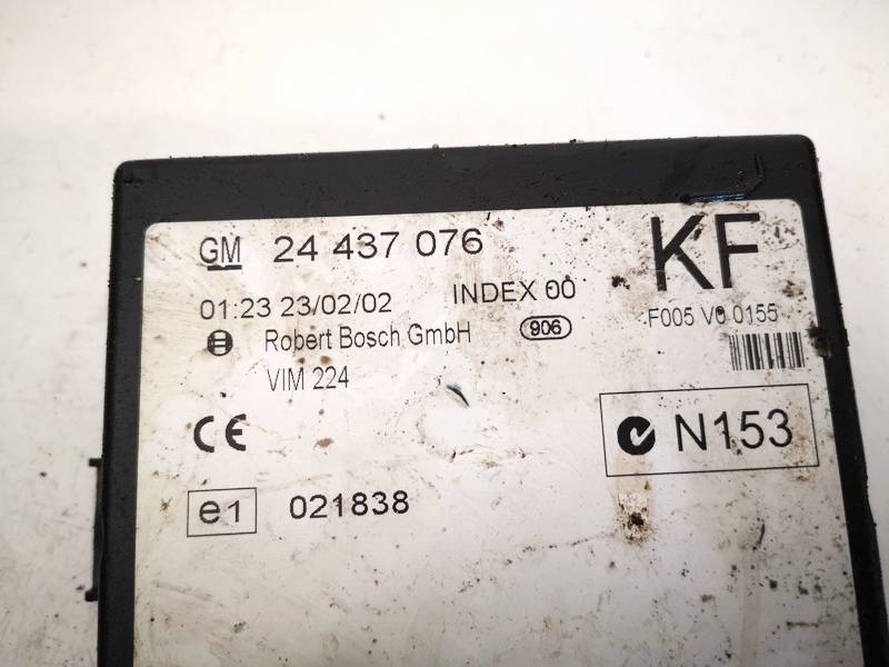 24437076 Opel Astra 2002 General Module Comfort Relay (Unit) - Thumbnail 2