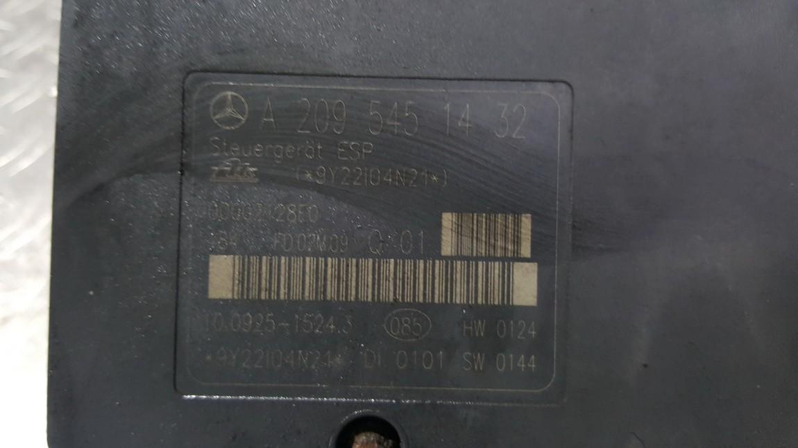 A2095451432 Mercedes-Benz C-CLASS 2002 ABS Unit (ABS Brake Pump) - Thumbnail 2