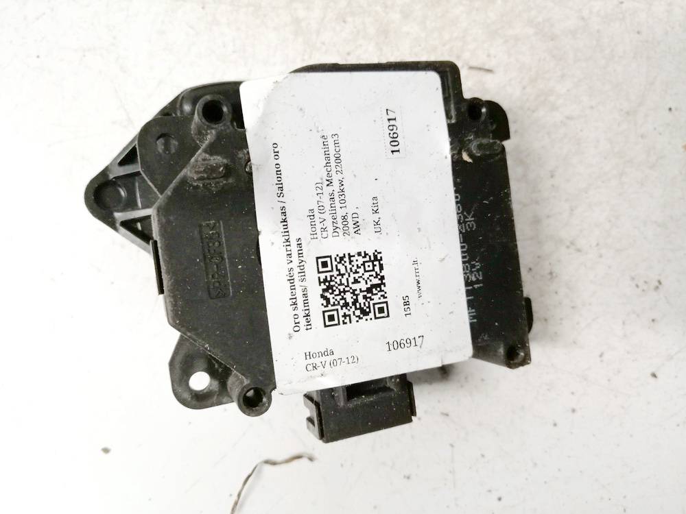 MF1138002380 Honda CR-V 2007 Heater Vent Flap Control Actuator Motor - Thumbnail 3