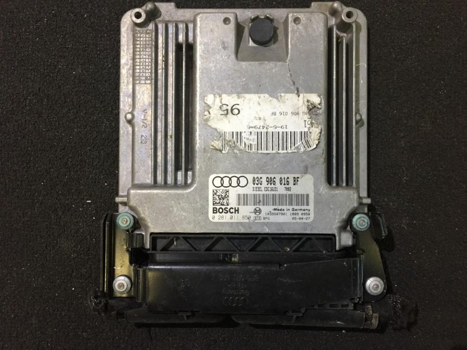 03G906016BF Audi A6 2005 ECU Engine Computer (Engine Control Unit)