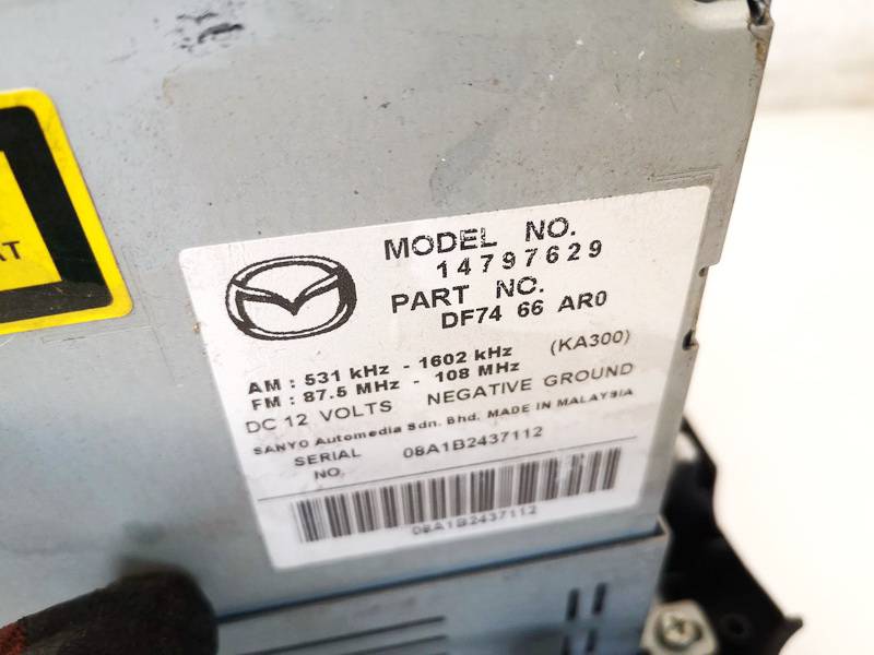 DF7466AR0 Mazda 2 2008 Stéréo Radio - Thumbnail 3