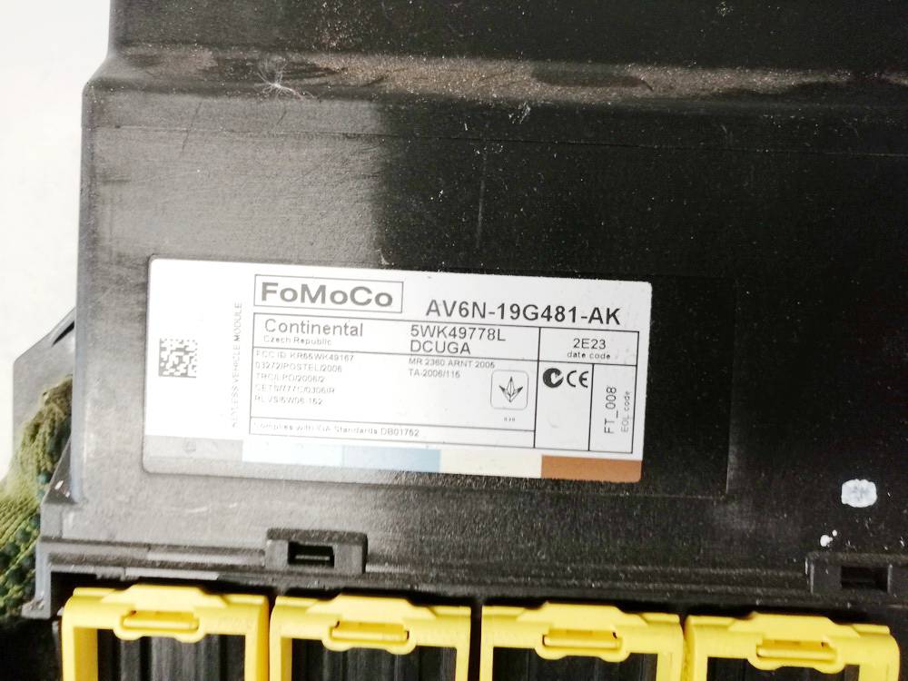 AV6N19G481AK Ford Grand C-Max 2012 Moduł komfortu - Thumbnail 3