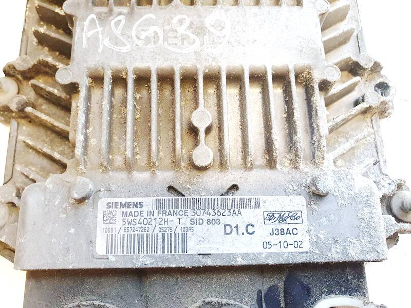 30743623AA Volvo V50 2006 ECU Engine Computer (Engine Control Unit) - Thumbnail 2