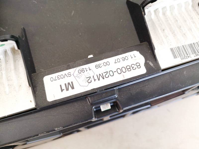 8380002M12 Toyota Auris 2007 Speedometers - Cockpit - Speedo Clocks Instrument - Thumbnail 2