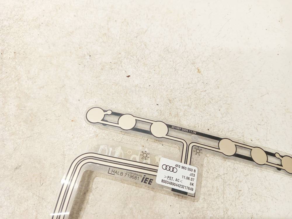 4F0963553B Audi A6 2007 Seat heating element - Thumbnail 3
