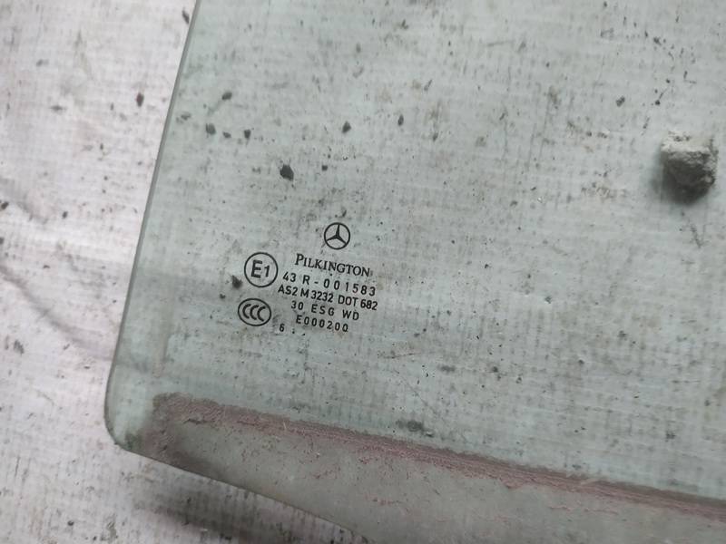AS2 Mercedes-Benz A-CLASS 2007 Door-Drop Glass - REAR LEFT - Thumbnail 2