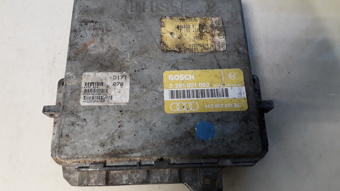 0281001092 Audi 100 1994 ECU Engine Computer (Engine Control Unit)