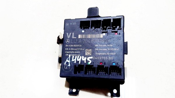 A2048701826 Mercedes-Benz C-CLASS 2007 Door control relay (DOOR CONTROL UNIT MODULE ECU )