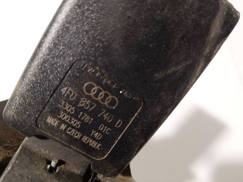 4F0857740D Audi A6 2008 Seat belt holder (Seat belt Buckle) - REAR RIGHT - Thumbnail 3