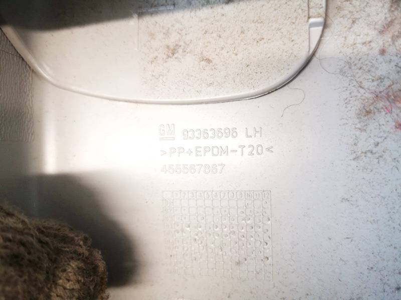 93363696 Opel Meriva 2009 Wykończenie wnętrza (plastikowe elementy) - Thumbnail 3