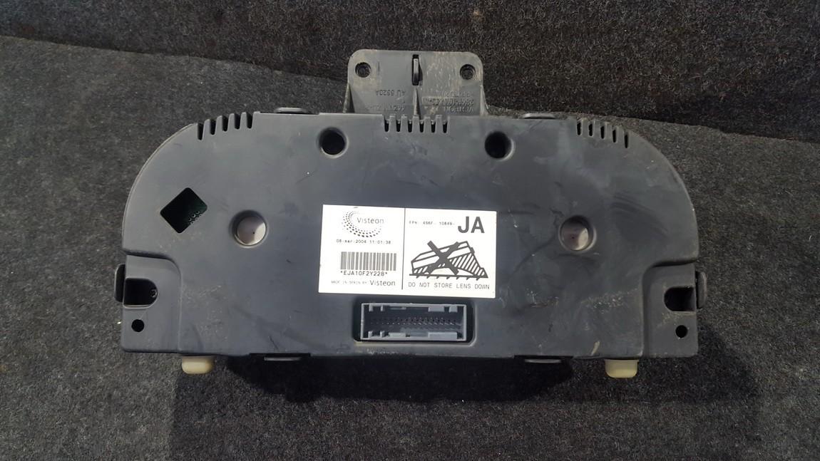 4S6F10849JA Ford Fusion 2003 Speedometers - Cockpit - Speedo Clocks Instrument - Thumbnail 2