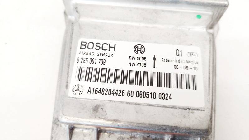 A1648204426 Mercedes-Benz R-CLASS 2006 Airbag crash sensors module - Thumbnail 2
