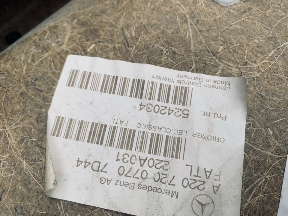 A2207200770 Mercedes-Benz S-CLASS 2001 Duru apmusimas (apdaila-absifkes) P.K. - Thumbnail 3