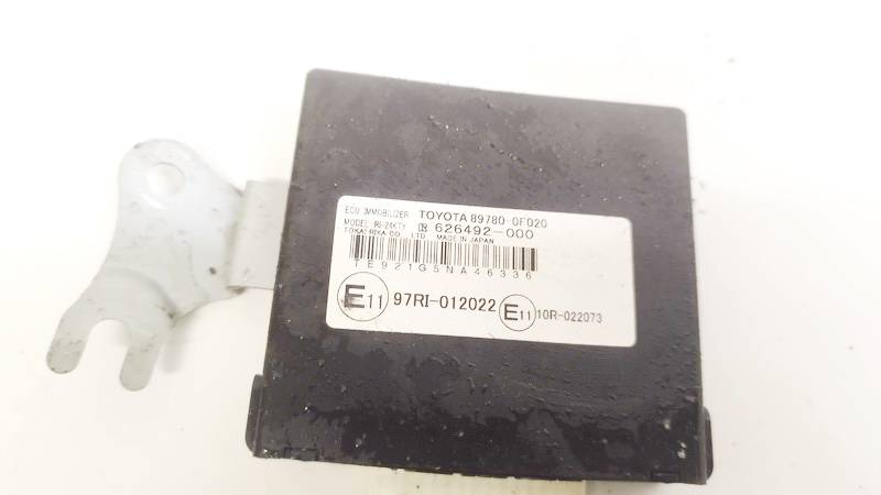 897800F020 Toyota Corolla Verso 2006 Imobilaizera vadības bloks - Thumbnail 3