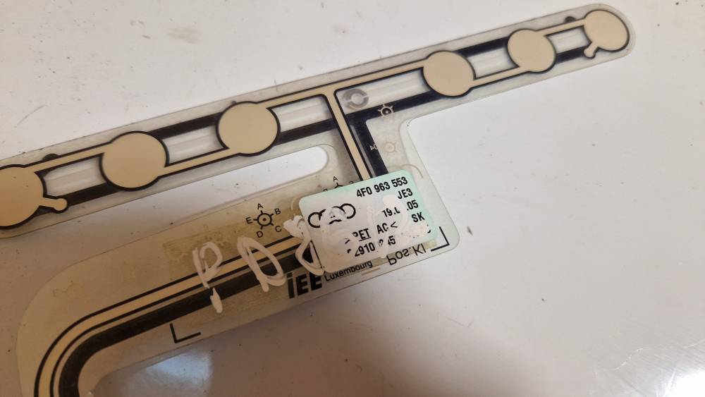 4F0963553 Audi A6 2005 Seat heating element - Thumbnail 3