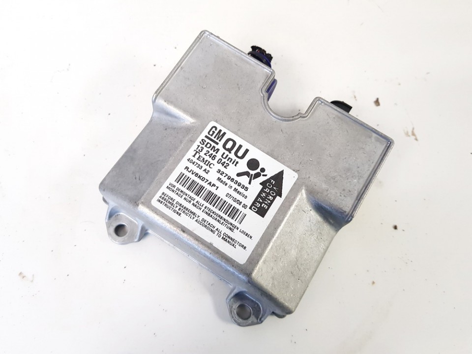 13246042 Opel Astra 2006 Airbag crash sensors module