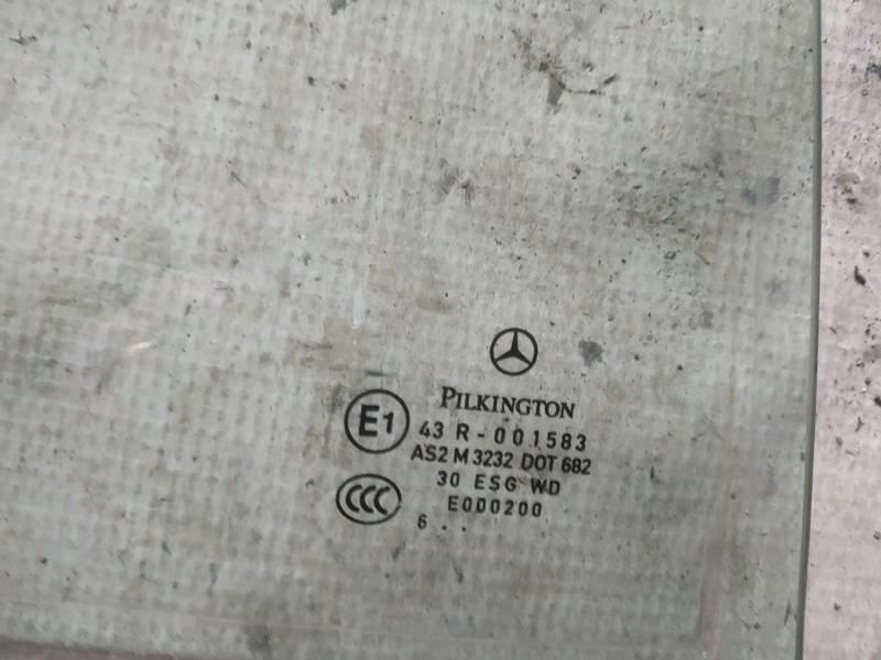 AS2 Mercedes-Benz A-CLASS 2007 Door-Drop Glass - REAR RIGHT - Thumbnail 2