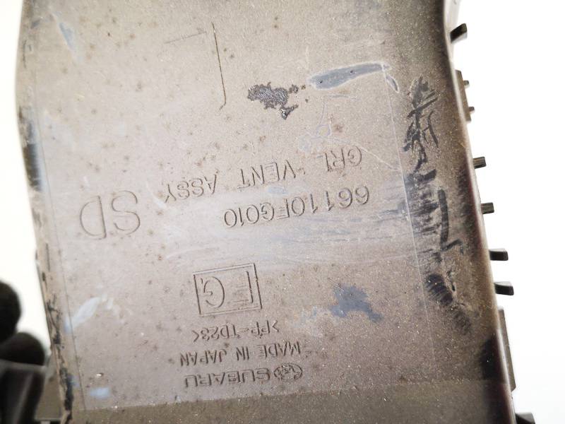 66110FG010 Subaru Impreza 2010 Dash Vent (Air Vent Grille) - Thumbnail 2