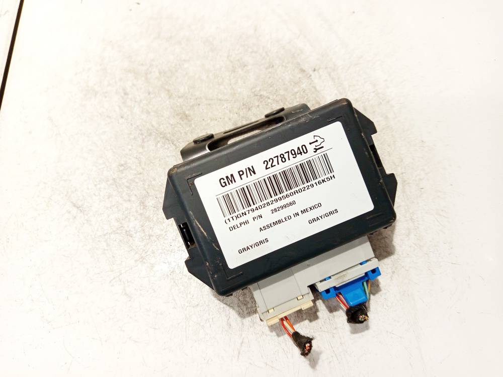 22787940 Opel Antara 2013 Moduł komfortu