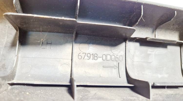 679180D060 Toyota Yaris 2007 Schwelle verkleidung Hinten Linke - Thumbnail 3