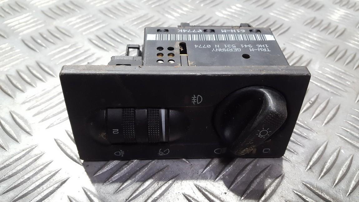 1H6941531N USED Headlight adjuster switch (Foglight Fog Light Control