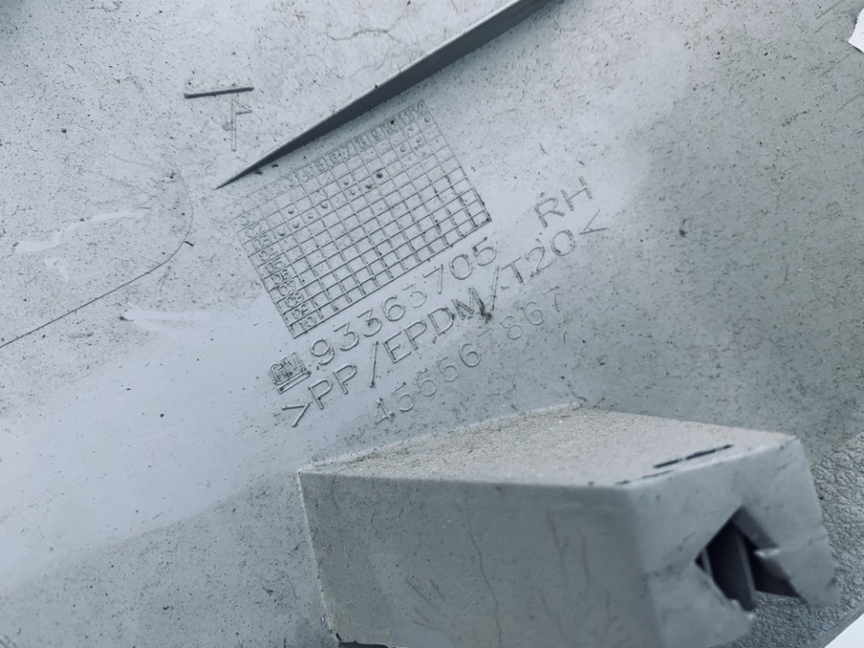 93363705 Opel Meriva 2004 Interior trim - Thumbnail 3