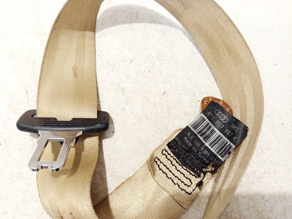 4F0857807K Audi A6 2006 Drošības josta - AIZMUGURE VIDUR - Thumbnail 3