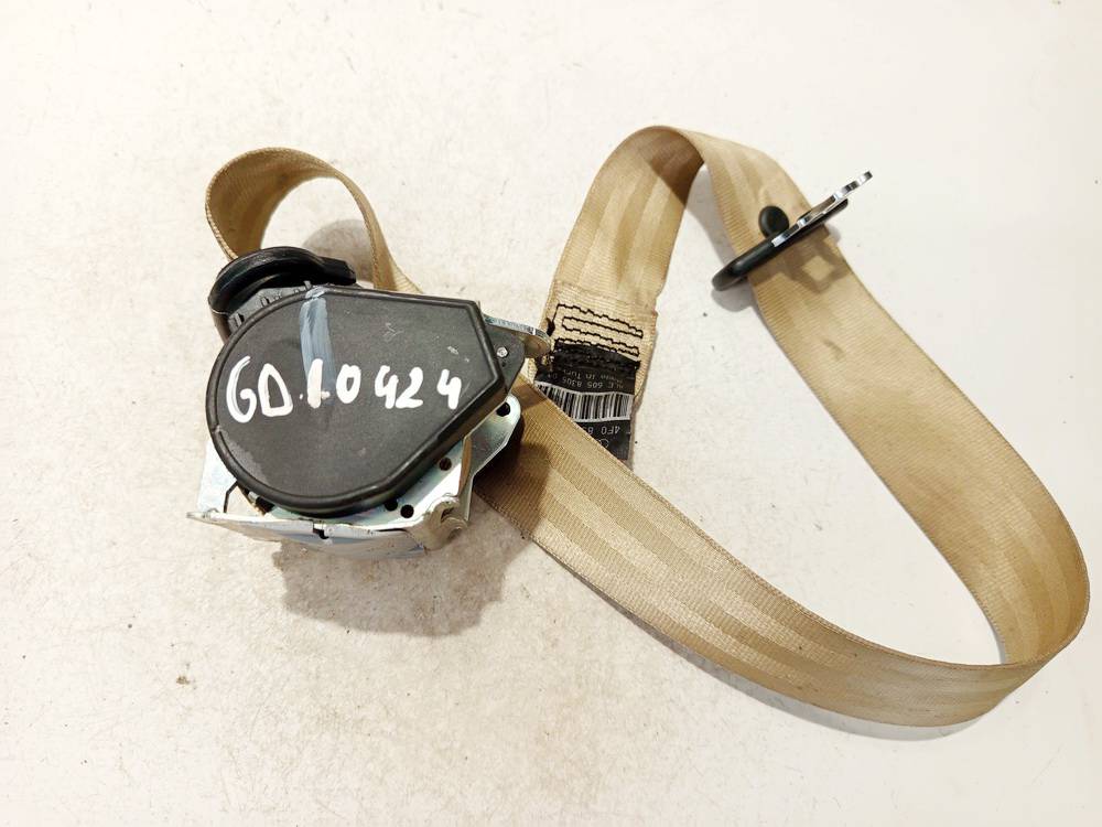 4F0857807K Audi A6 2006 Drošības josta - AIZMUGURE VIDUR