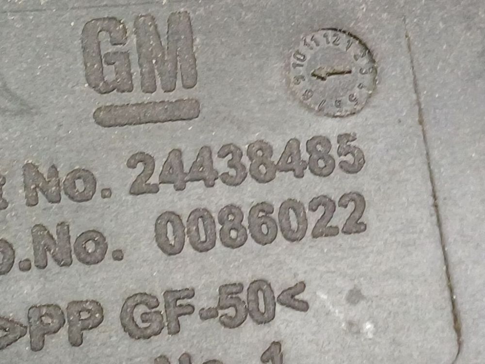 24438485 Opel Vectra 2002 Baterijos - akumuliatoriaus dangtelis - Thumbnail 5