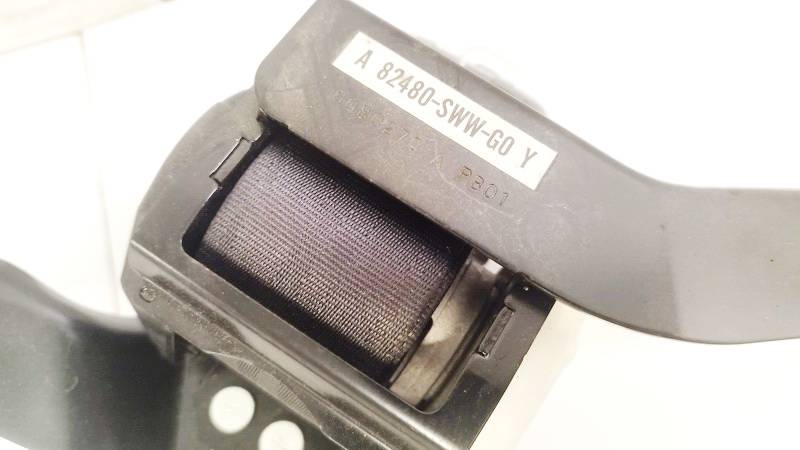 82480SWWG0 Honda CR-V 2007 Seat belt - REAR MIDDLE - Thumbnail 2