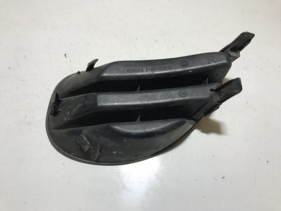 814810D010 Toyota Yaris 2006 Bumper Grille - FRONT RIGHT - Thumbnail 2