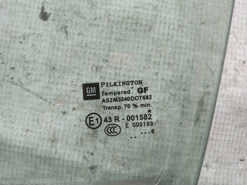 AS2 Opel Zafira 2006 Durvju stikls - PRIEKŠA PA KREISI - Thumbnail 2