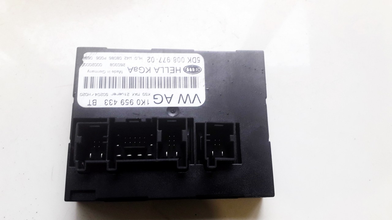 1K0959433BT Skoda Octavia 2008 General Module Comfort Relay (Unit)