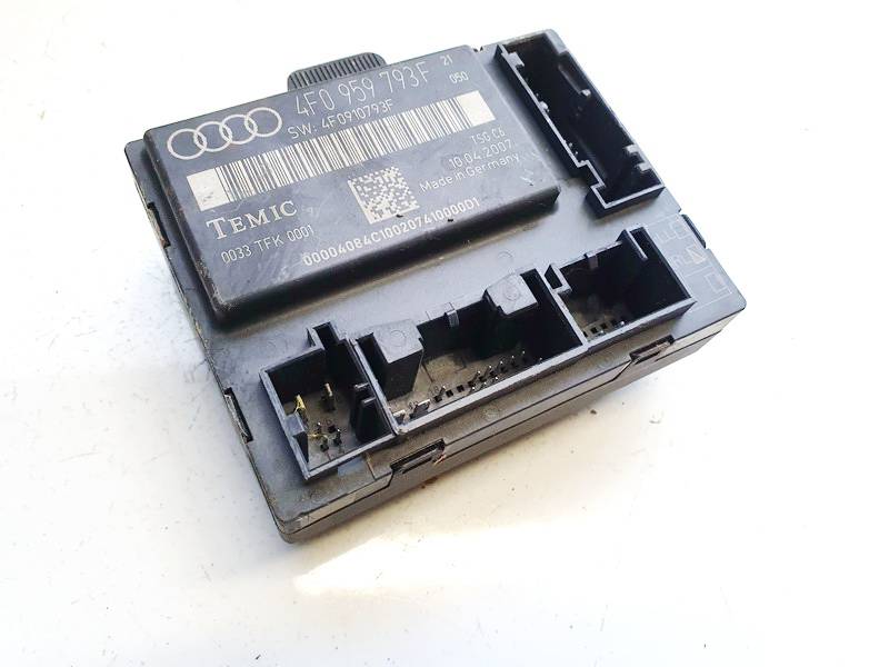 4F0959793F Audi A6 2007 Door control relay (DOOR CONTROL UNIT MODULE ECU )
