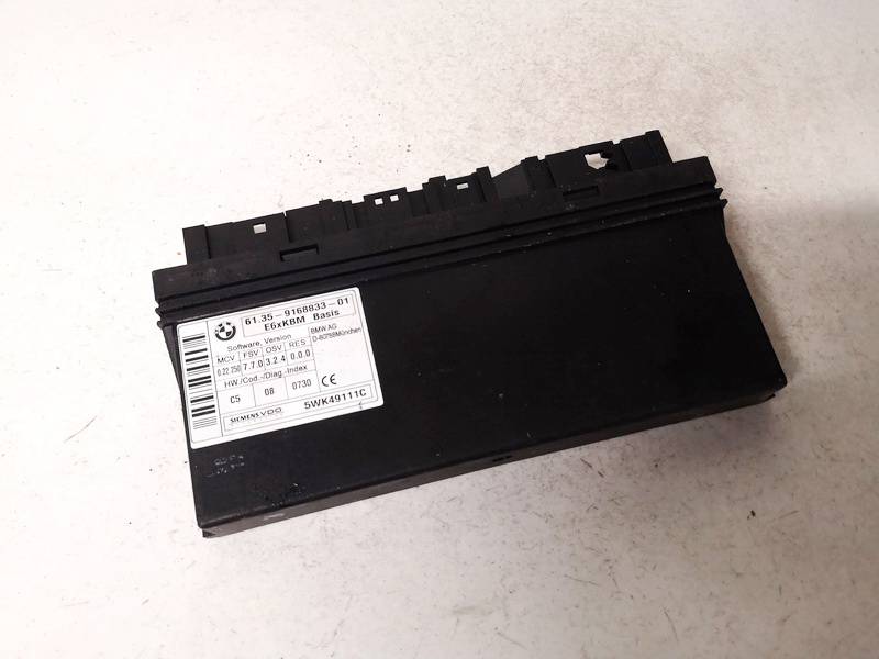 61359168833 BMW 5-Series 2005 General Module Comfort Relay (Unit)