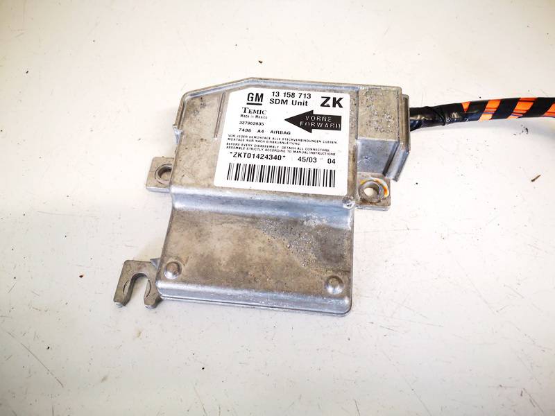 13158713 Opel Meriva 2003 Airbag crash sensors module