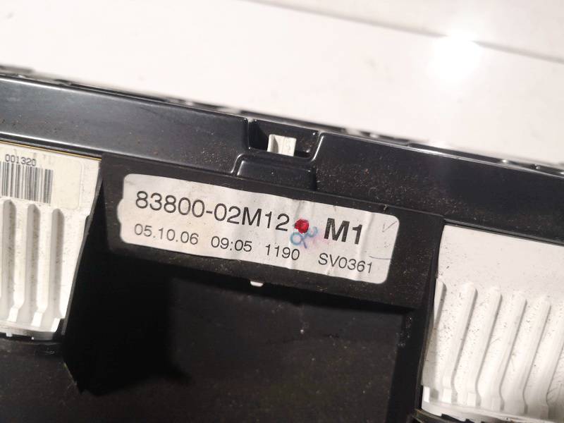 8380002M12M1 Toyota Auris 2007 Speedometers - Cockpit - Speedo Clocks Instrument - Thumbnail 3