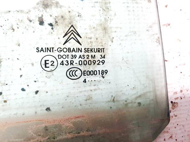 DOT39AS2M34 Citroen C5 2005 Vitre de Porte Arrière Droite - Thumbnail 2