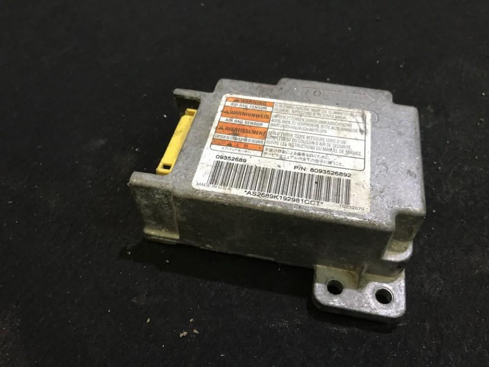 8093526892 Opel Frontera 1999 Airbag crash sensors module