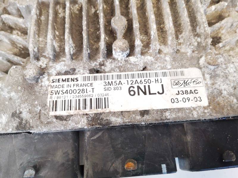 3M5A12A650HJ Ford C-MAX 2003 Komputer silnika - Thumbnail 2