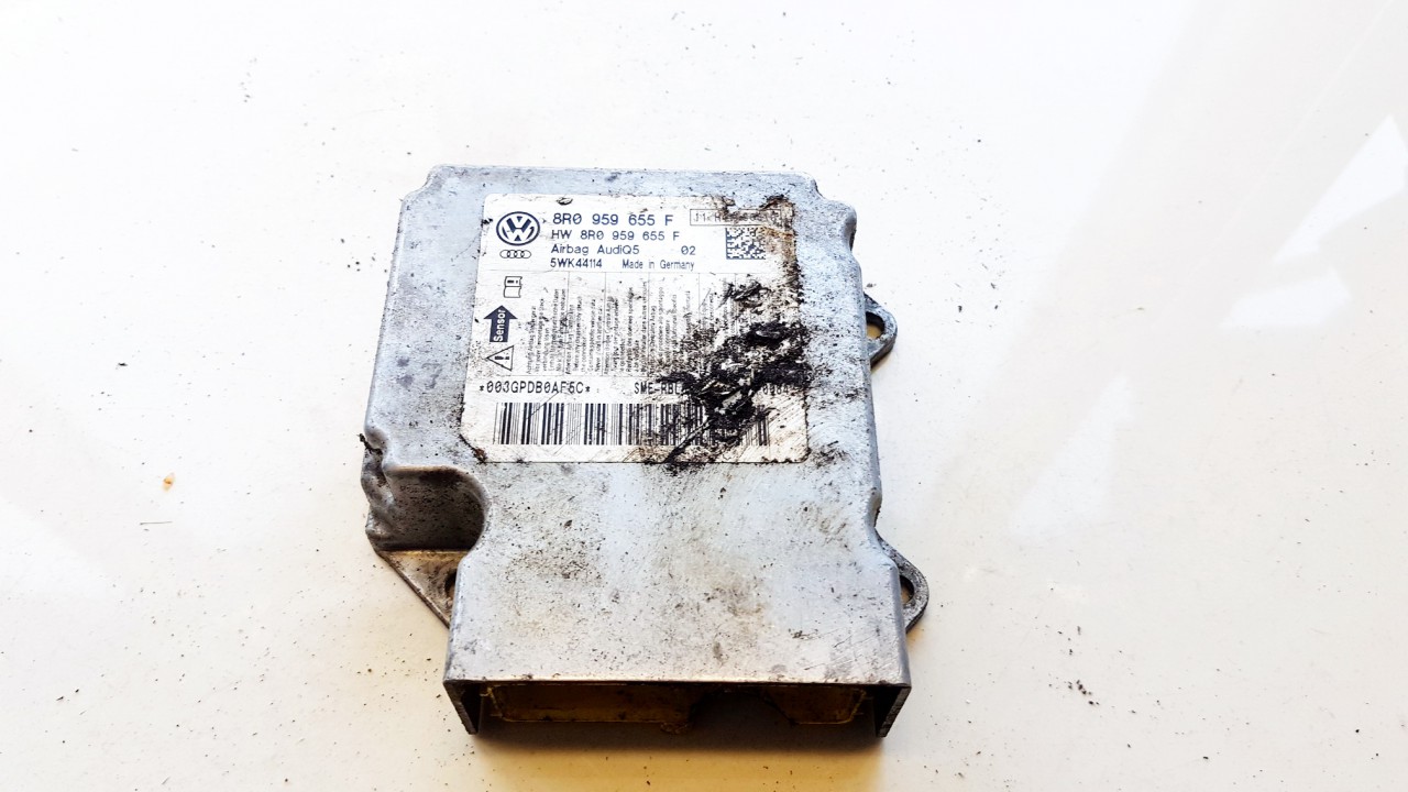 8R0959655F Audi Q5 2009 Komputer SRS airbag – moduł sterujący poduszek powietrznych