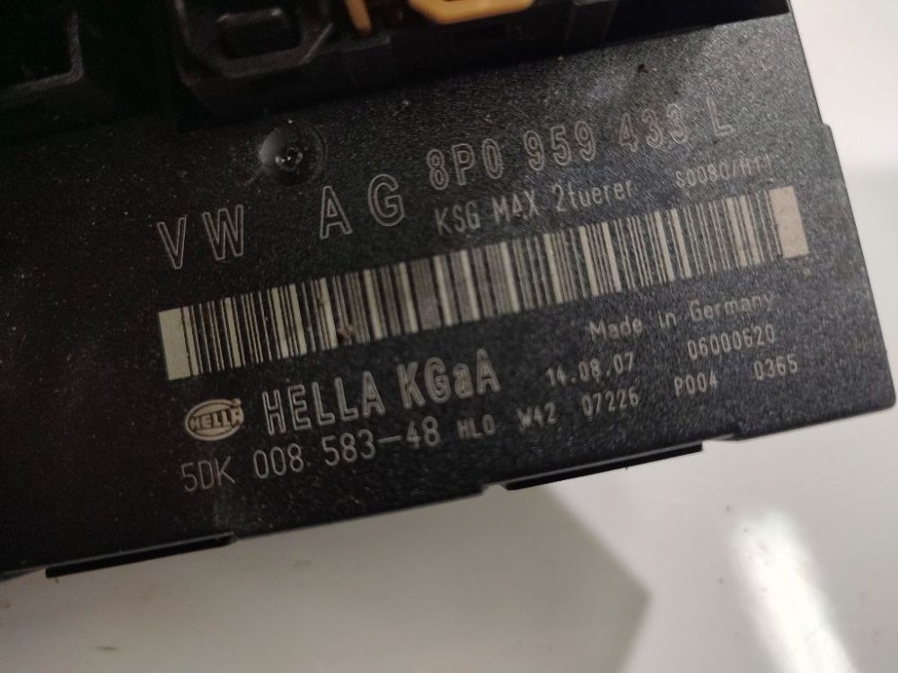 8P0959433L Audi A3 2007 MÓDULO DE CONFORT-CONVENIENCIA - Thumbnail 4