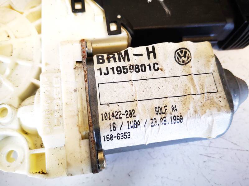 1J1959801C Volkswagen Golf 1999 Window Motor - FRONT LEFT - Thumbnail 2