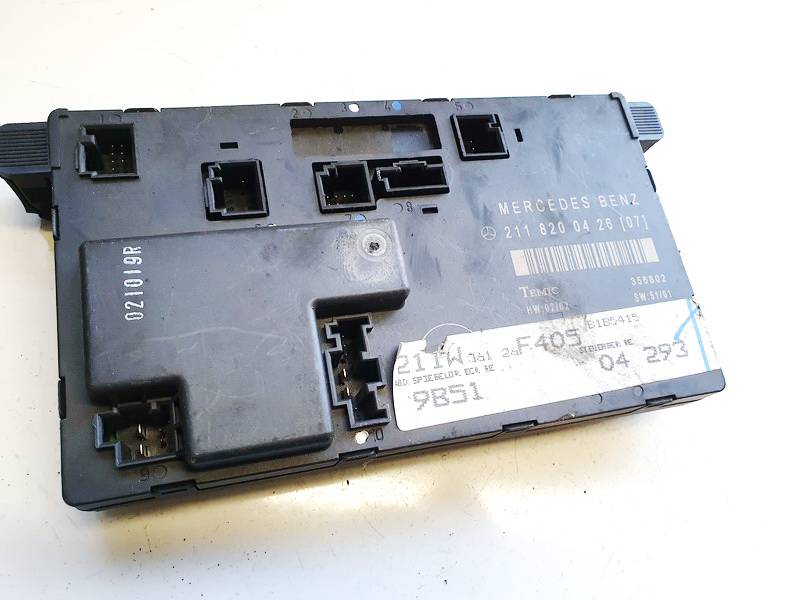 2118200426 Mercedes-Benz E-CLASS 2003 Door control relay (DOOR CONTROL UNIT MODULE ECU ) - Thumbnail 2