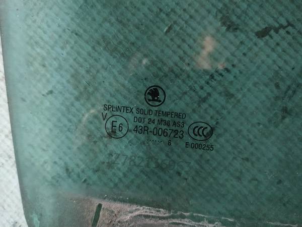 AS3 Skoda Octavia 2008 Duru stiklas G.D. - Thumbnail 2