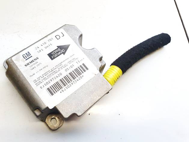 24416701 Opel Vectra 2001 CALCULATEUR AIRBAG