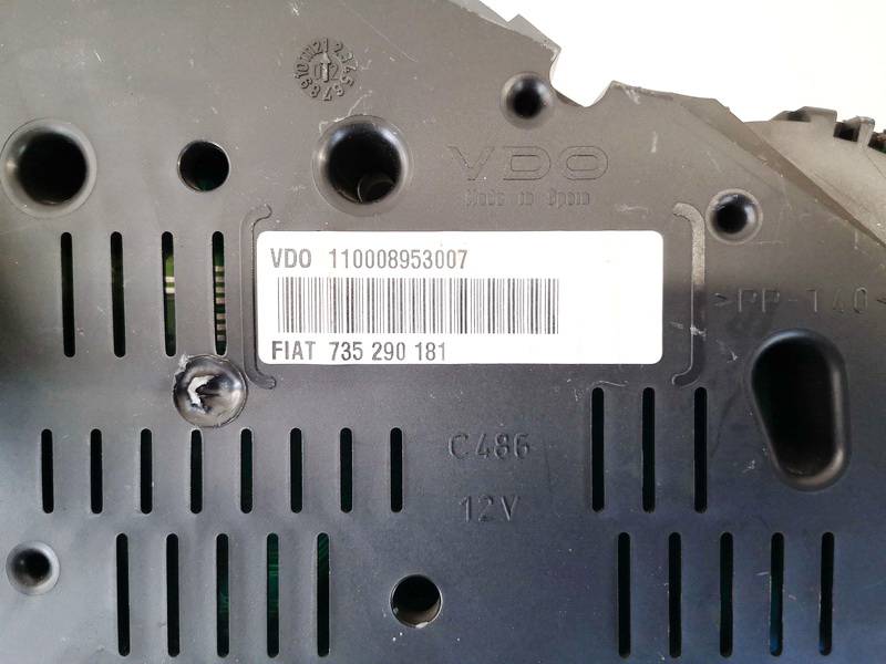 735290181 Alfa-Romeo 147 2004 Speedometers - Cockpit - Speedo Clocks Instrument - Thumbnail 3