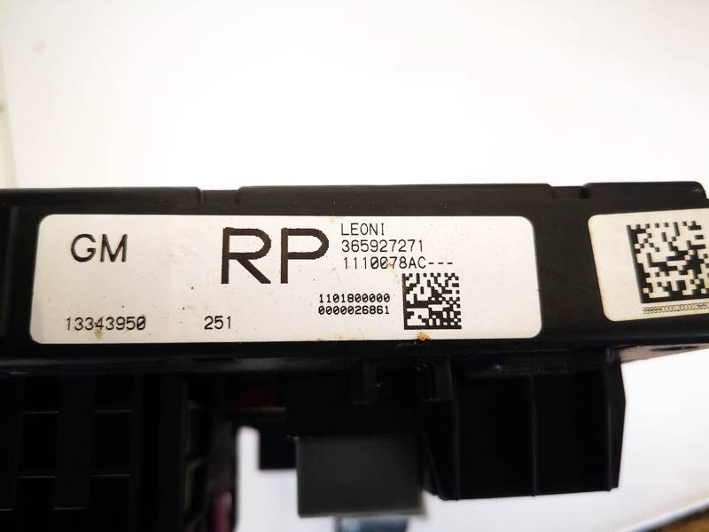 13343950 Opel Astra 2011 Komforto blokas - Thumbnail 3