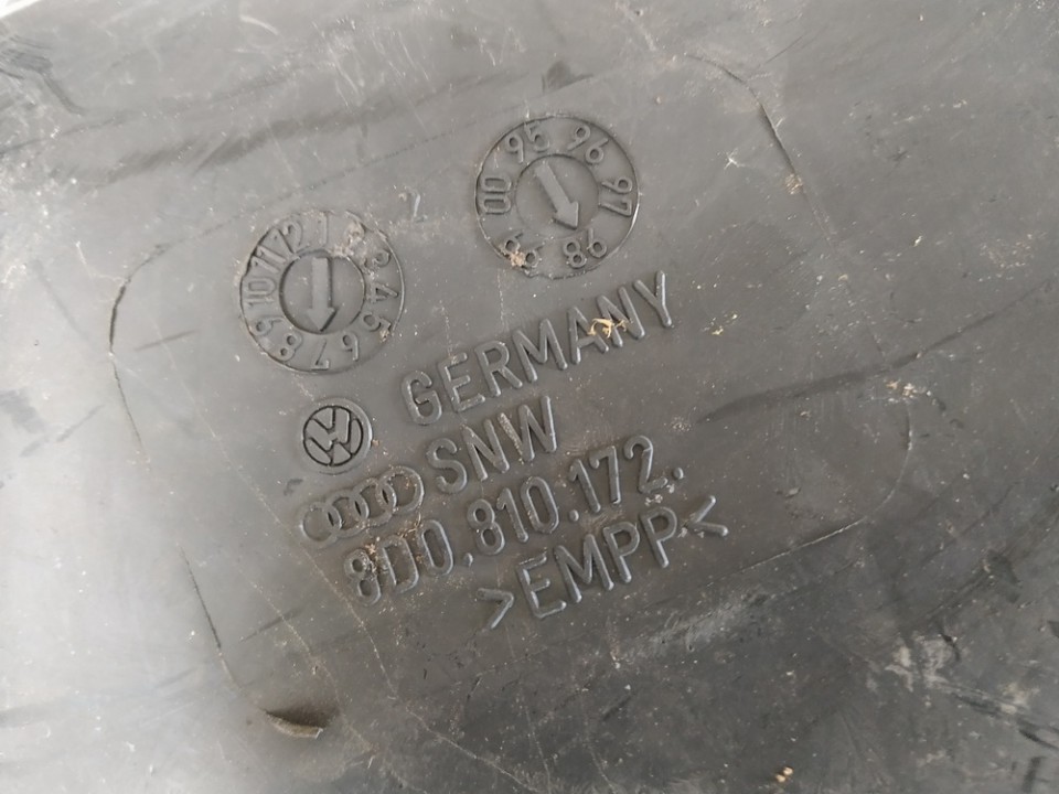 8D0810172 Audi A4 1998 Plastic Inner Fender - REAR RIGHT - Thumbnail 2