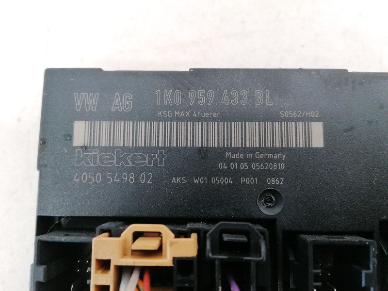 1K0959433BL Volkswagen Touran 2005 General Module Comfort Relay (Unit) - Thumbnail 3